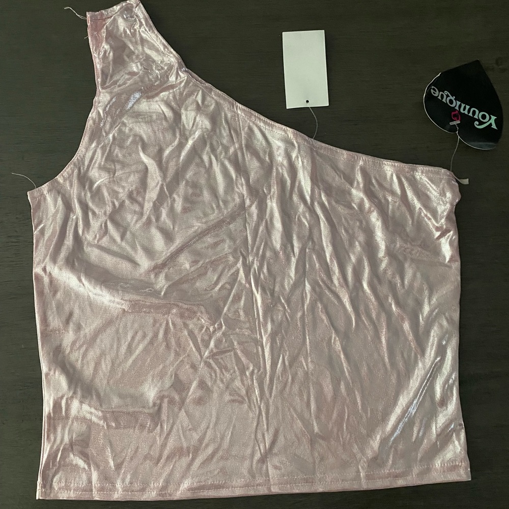 Authentic 1990s one shoulder top